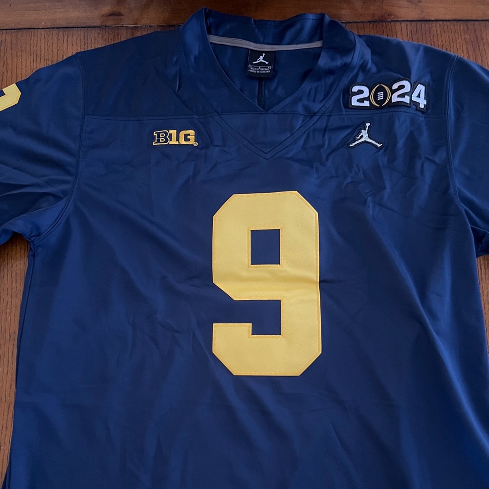 JJ McCarthy Michigan Wolverines National Championship Jersey 2024